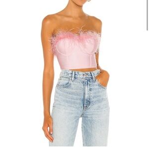 Ramona Bustier Top in Blush